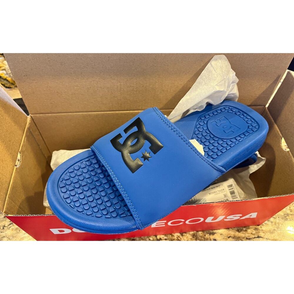 DC Shoes Bolsa Slides Sandals NC Blue Tar Heels Skate SZ 12 NIB !